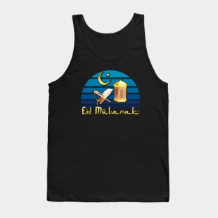 Eid Mubarak Ramadan Fasting Islam Quaran Tank Top